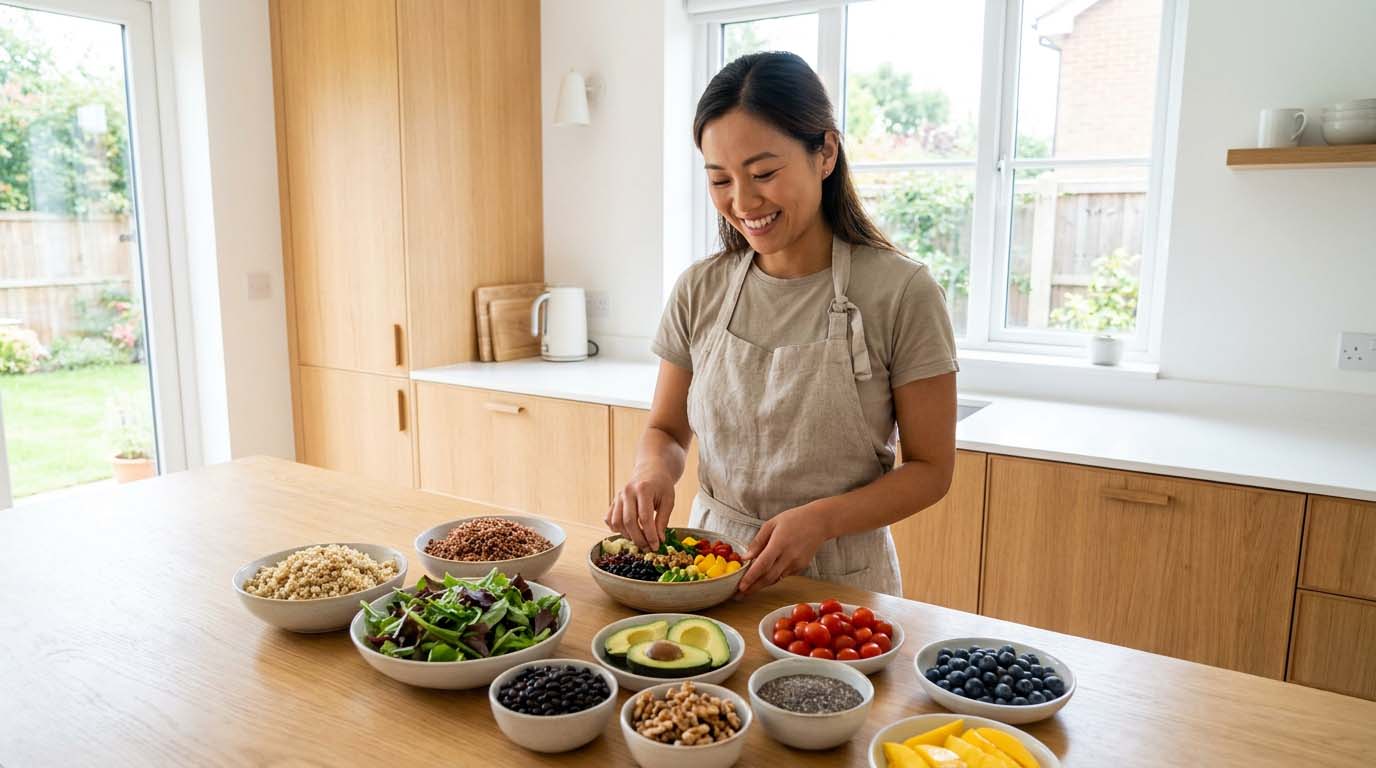 Bữa ăn thực vật cung cấp năng lượng tối ưu