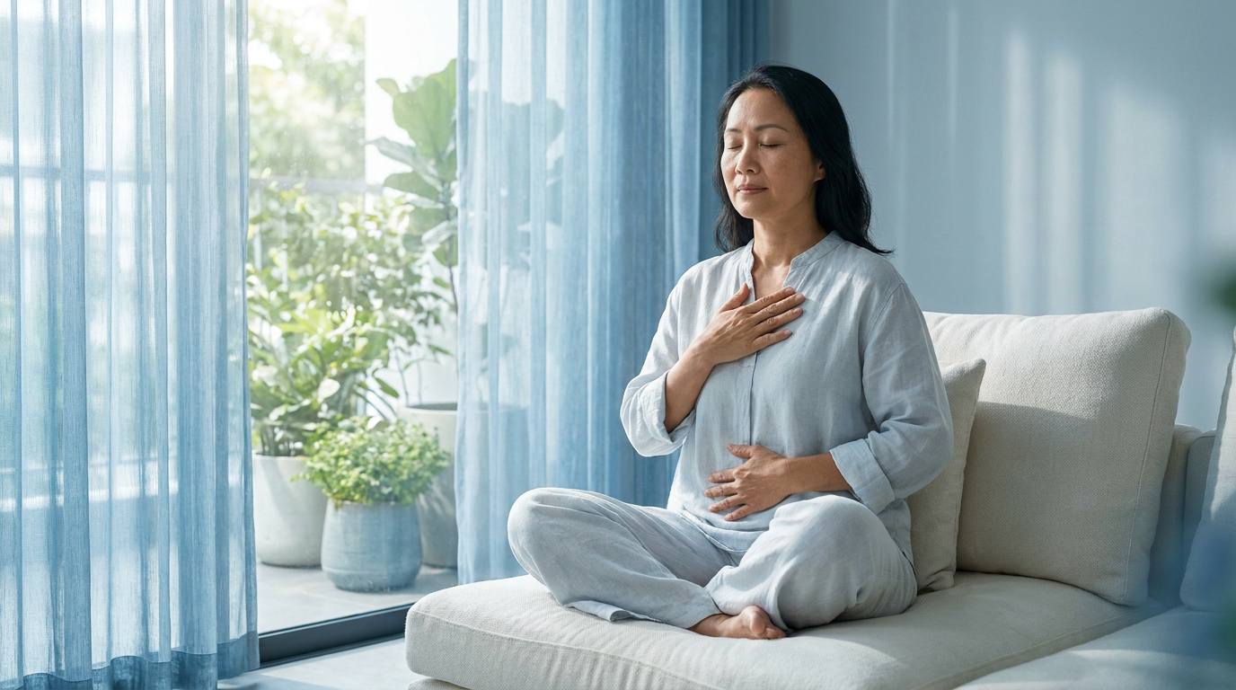 Hít thở sâu giúp giảm căng thẳng